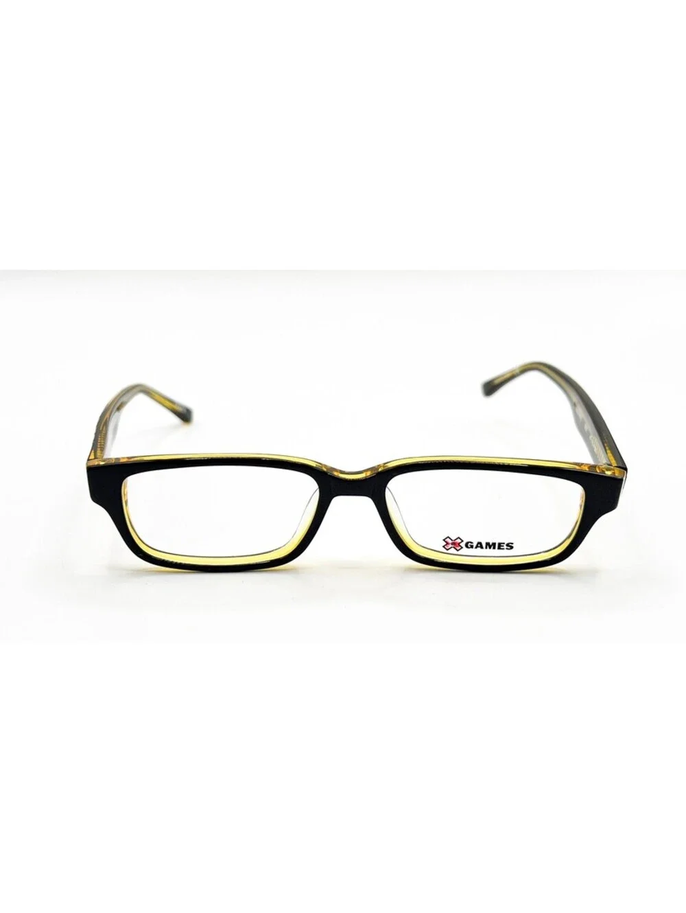 X Games Halfpipe 003 Black Yellow Authentic Eyeglasses 47-15-130